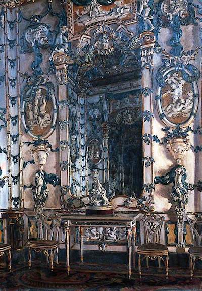 Ranken, William Bruce Ellis, 1881-1941; The Porcelain Room, Royal Palace, Madrid