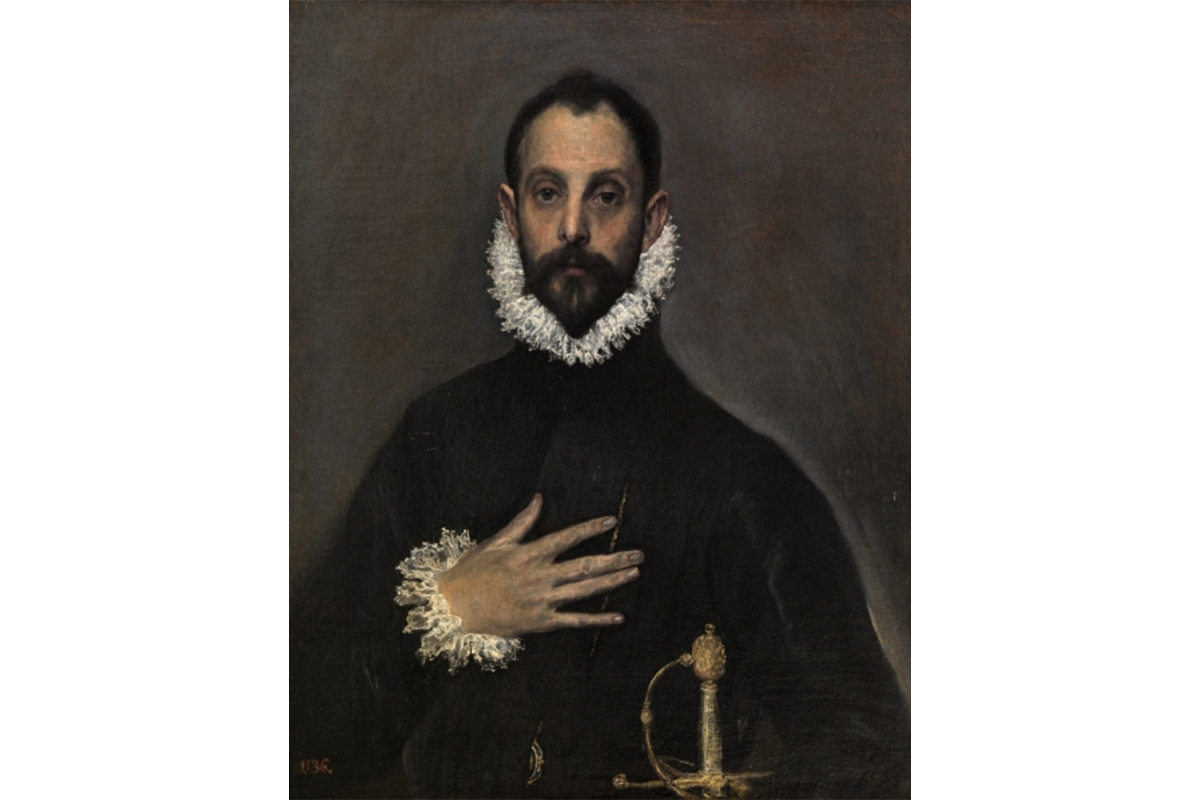 prado-museum The-Nobleman-with-his-Hand-on-his-Chest,-1580-El-Greco