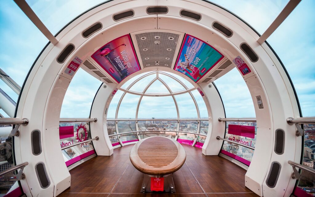 Inside London Eye