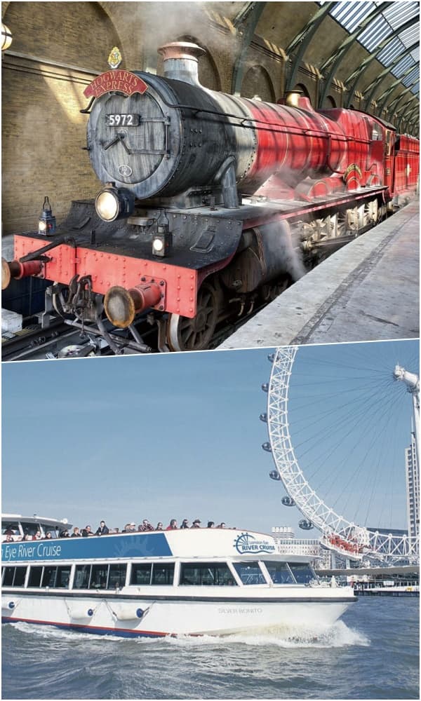 Warner Bros Studio Harry Potter Studio + London Eye + River Cruise