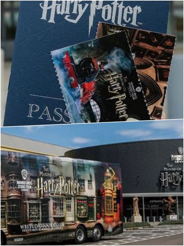 Warner Bros Studio Harry Potter Studio private transportation + ticket
