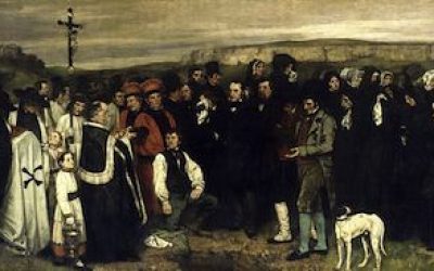 1. A Burial at Ornans (c. 1849), Gustave Courbet.