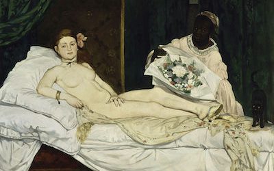 4. Olympia (1863), Edouard Manet.