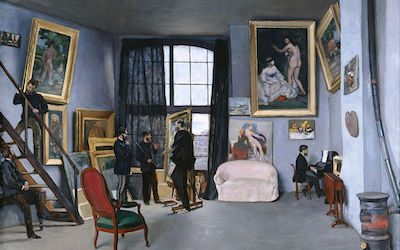 5. Bazille's Studio (1870), Frédéric Bazille.