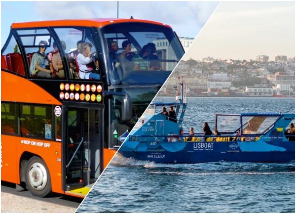 Lisbon bus + boat